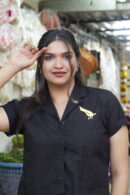 Meera ( Giraffe shirt crop)