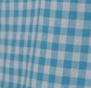 Gingham Wrap dress - Blue